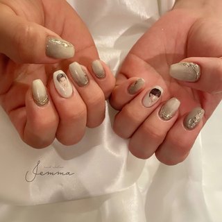 転写シールのネイルデザイン ネイルブック