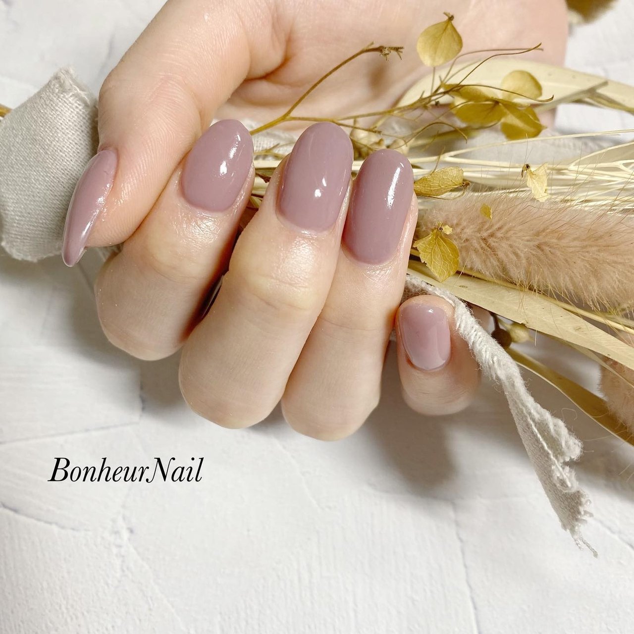 オールシーズン ハンド ワンカラー ピンク ジェルネイル Bonheurnailのネイルデザイン No ネイルブック