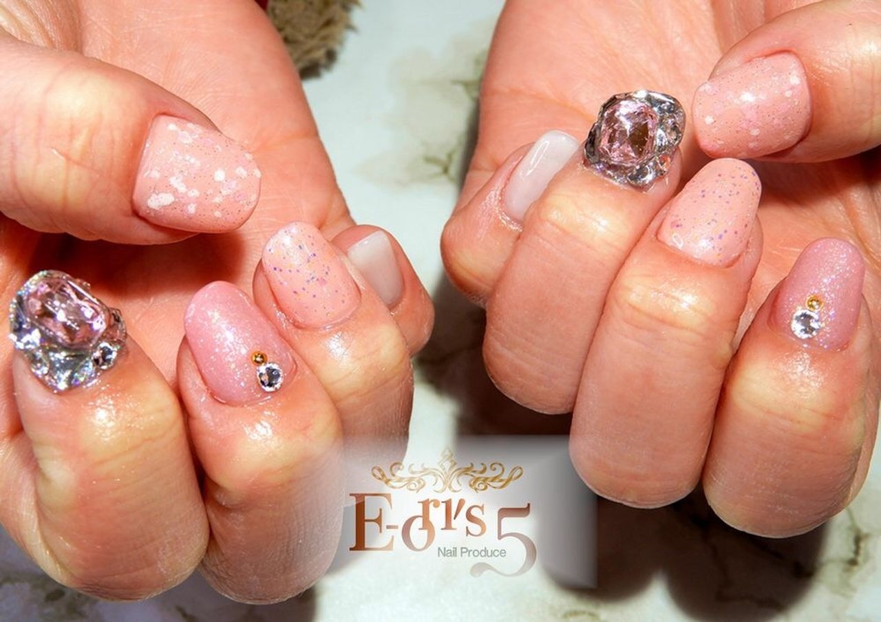 オールシーズン 成人式 ブライダル パーティー ハンド E 5 N Pのネイルデザイン No ネイルブック