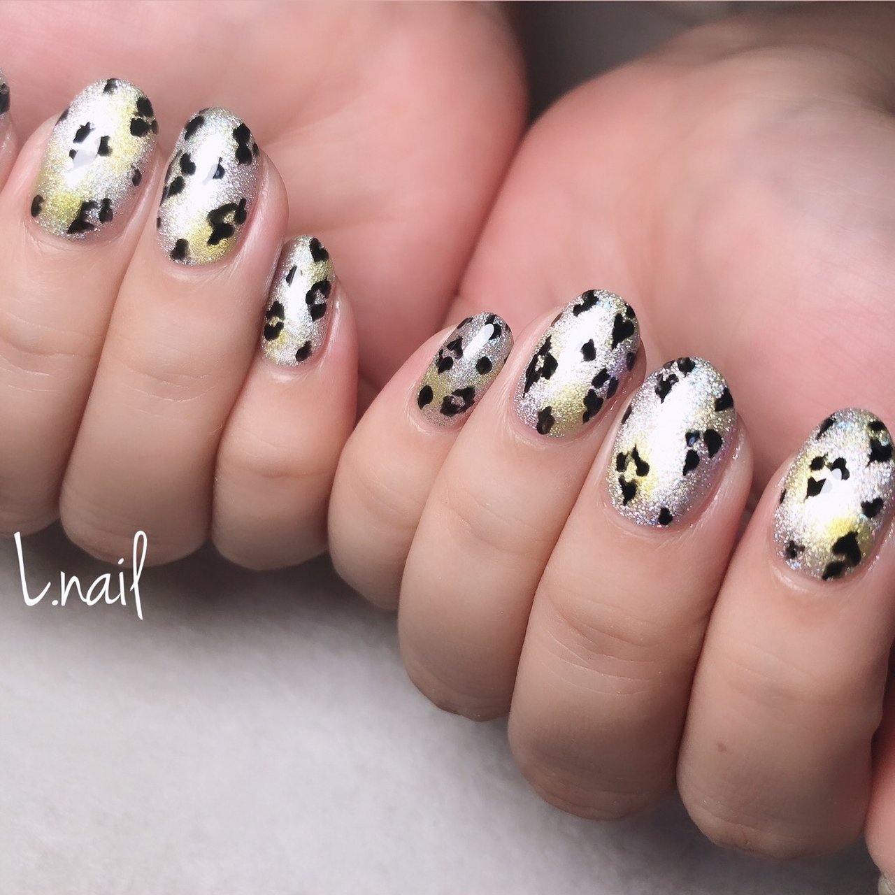 春 冬 ハンド マグネット レオパード Lnail18のネイルデザイン No ネイルブック