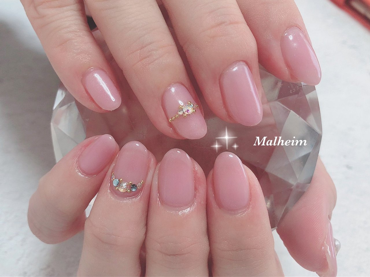 春 オフィス 女子会 ハンド シンプル Nails Malheim メルヘイム のネイルデザイン No ネイルブック