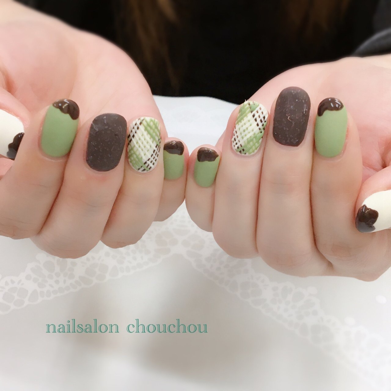 冬/バレンタイン/ハンド/ワンカラー/スイーツ - ryoko_oのネイル  