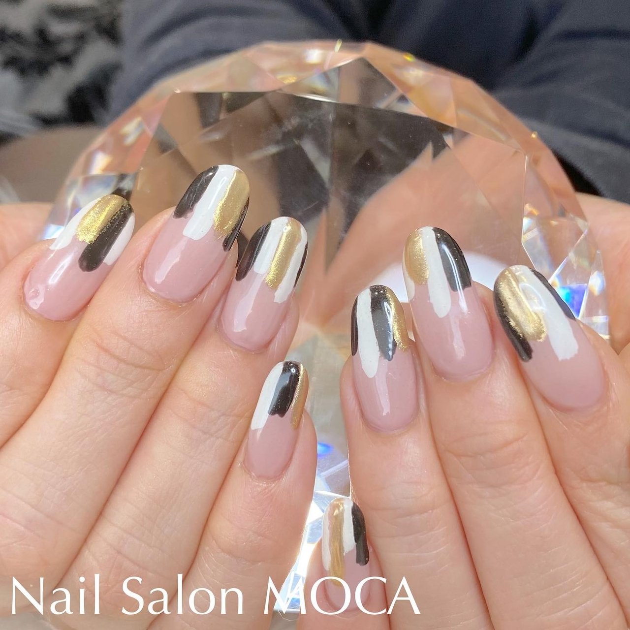 オールシーズン パーティー デート 女子会 ハンド Nail Salon Mocaのネイルデザイン No ネイルブック