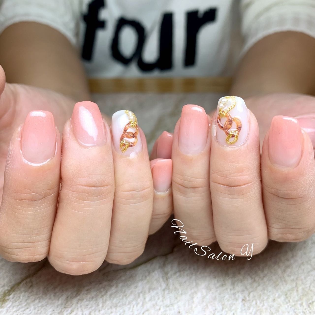 秋 冬 オフィス デート ハンド Nailsalon Yのネイルデザイン No ネイルブック