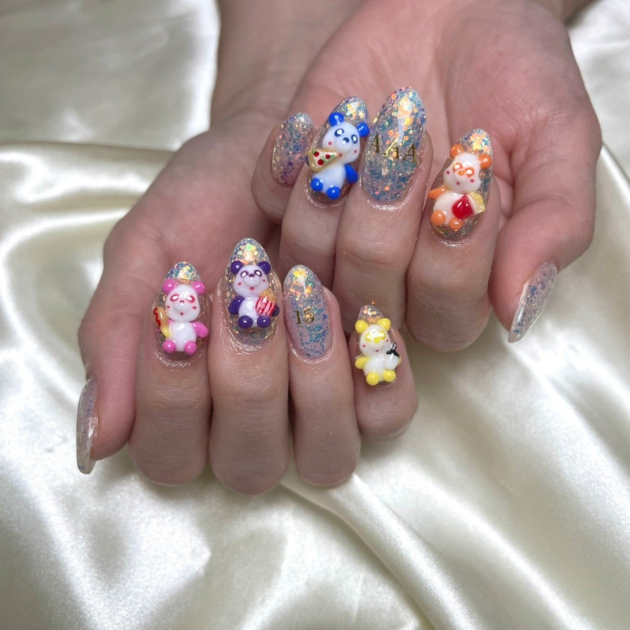 オールシーズン パーティー 女子会 ハンド ラメ Bg Nailのネイルデザイン No ネイルブック