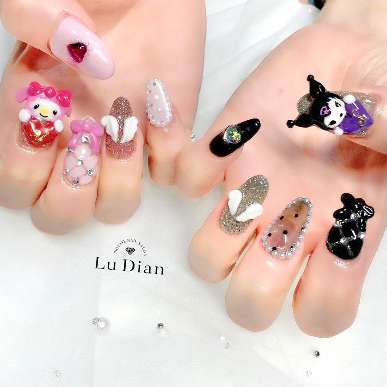 オールシーズン バレンタイン ライブ デート ハンド Private Nailsalon Ludianのネイルデザイン No ネイルブック