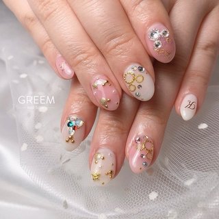 クリスマス シンプル ディズニーネイルのネイルデザイン ネイルブック