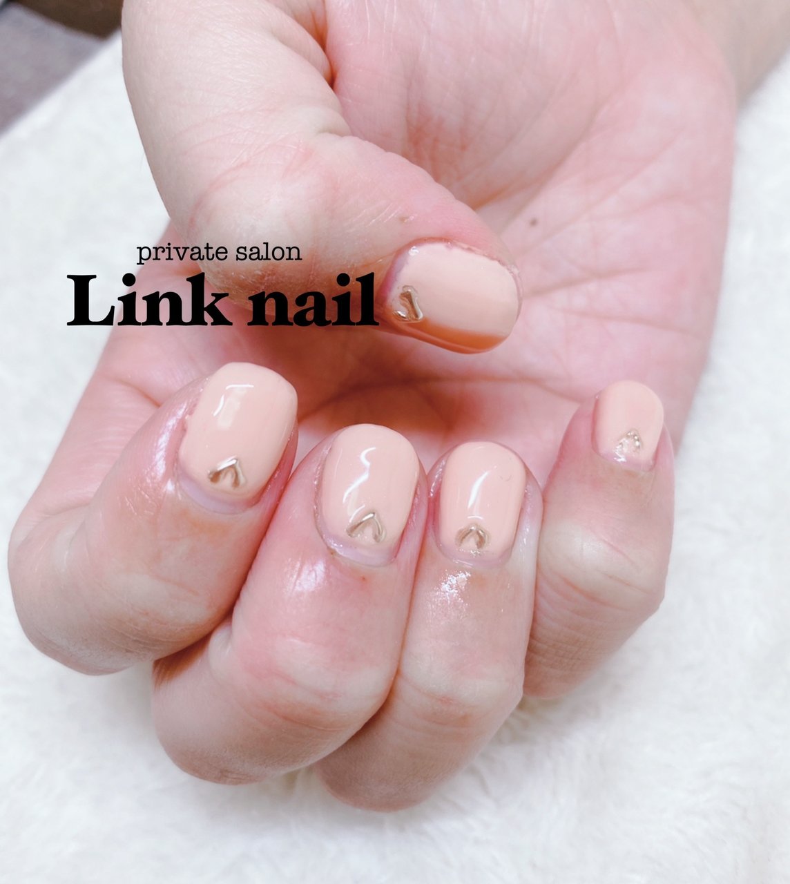 オールシーズン バレンタイン オフィス ハンド シンプル Link Nailのネイルデザイン No ネイルブック