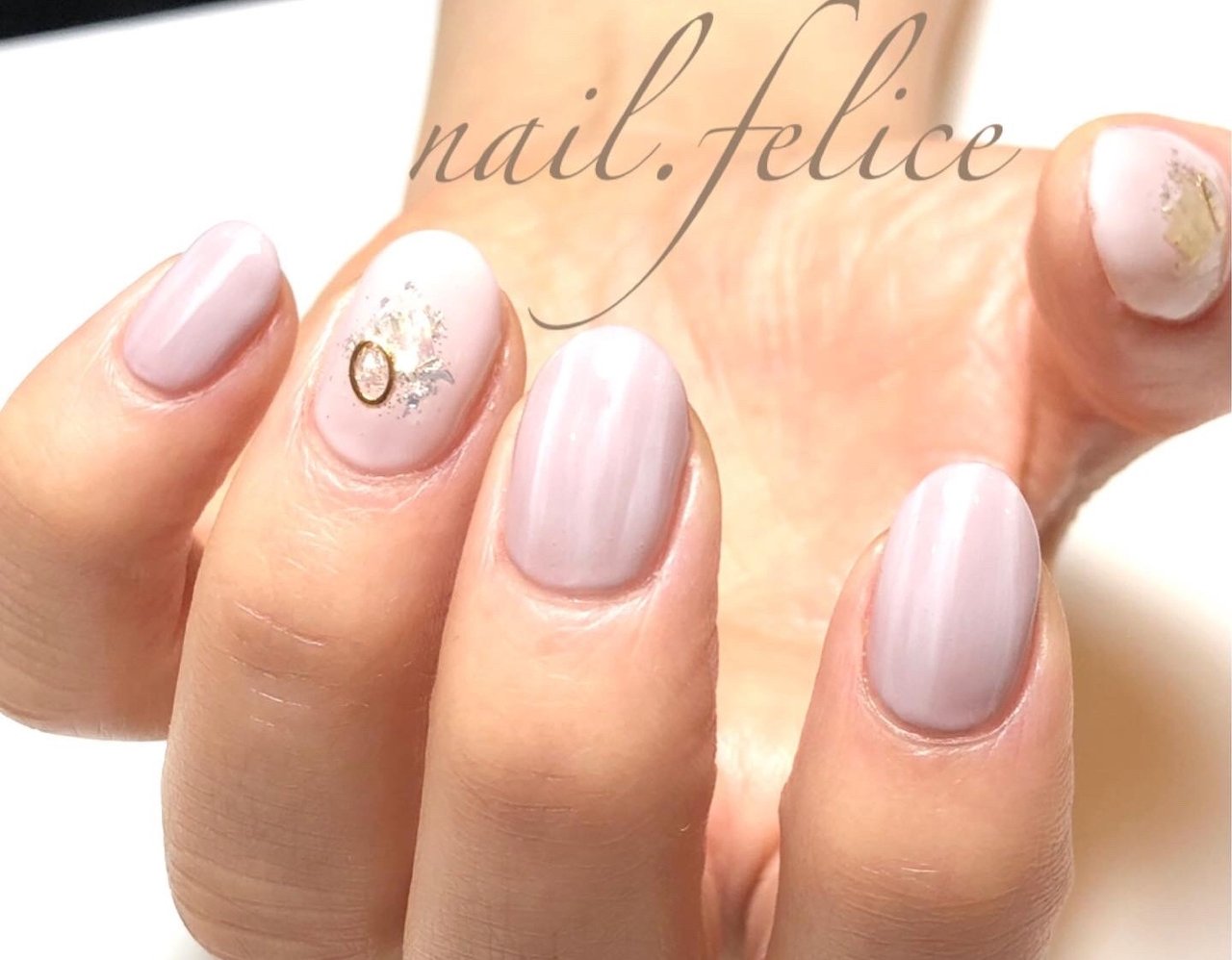 オールシーズン 入学式 オフィス デート ハンド Nail Feliceのネイルデザイン No ネイルブック