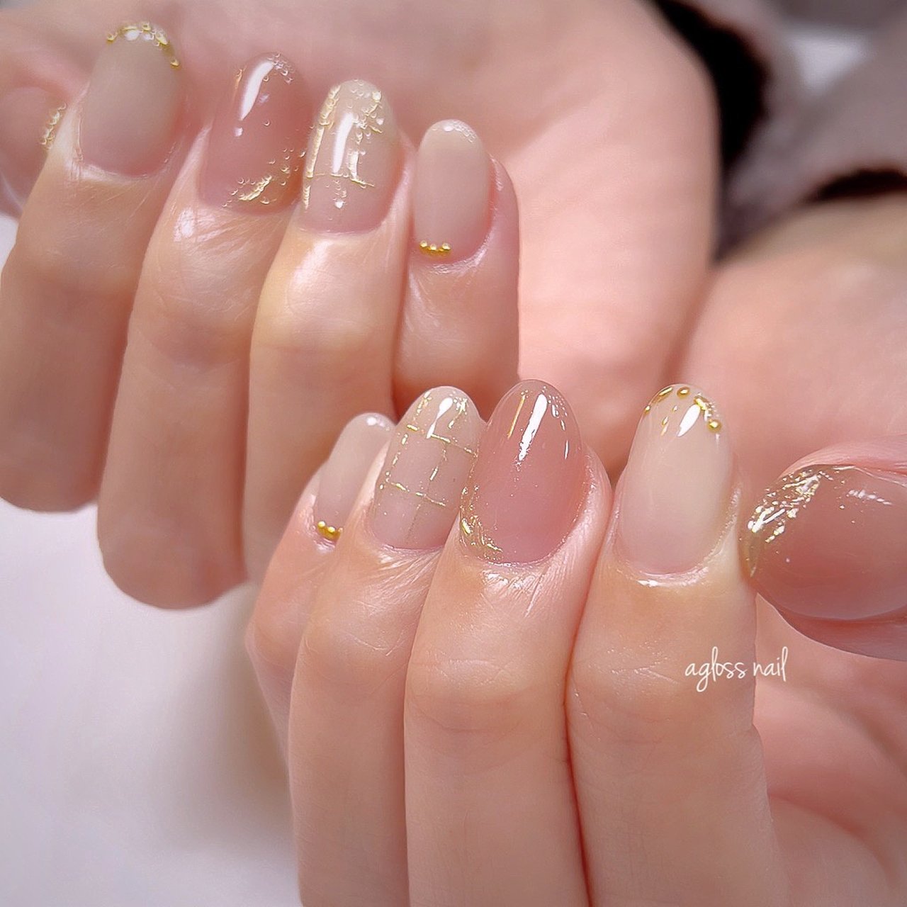 春 夏 秋 冬 ハンド Agloss Nailのネイルデザイン No ネイルブック