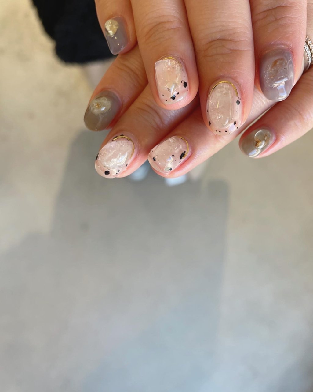 冬 オールシーズン ハンド シンプル ラメ Rafino Nailのネイルデザイン No ネイルブック