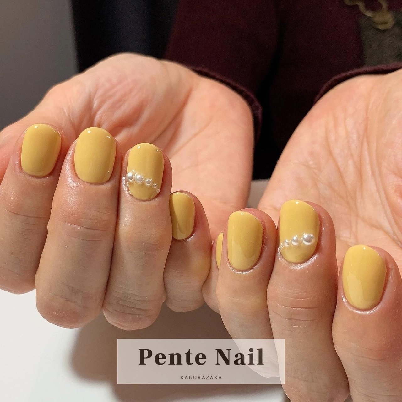 春 オールシーズン オフィス 女子会 ハンド Pente Nailのネイルデザイン No ネイルブック