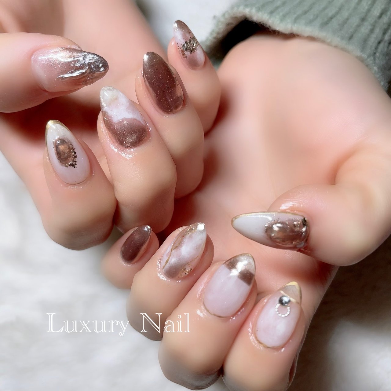 オールシーズン 成人式 パーティー デート ハンド ちいやんのネイルデザイン No ネイルブック