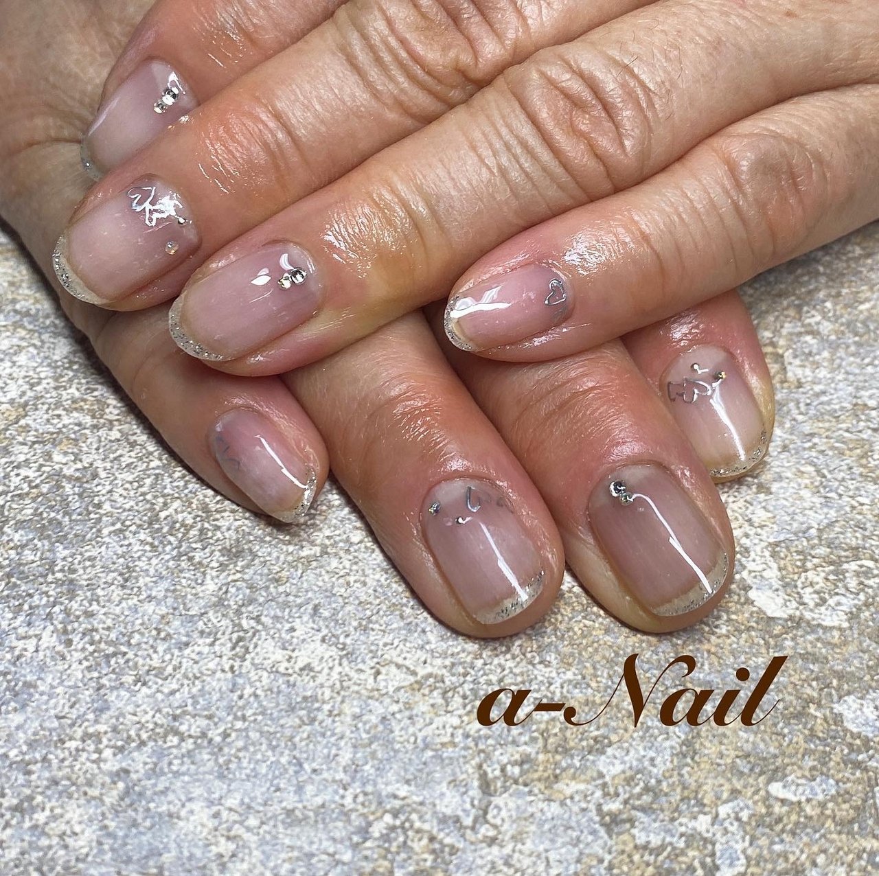 オールシーズン オフィス パーティー デート ハンド A Nailのネイルデザイン No ネイルブック