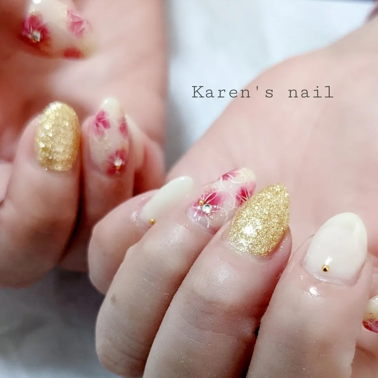 春 冬 デート 女子会 ハンド Karen S Nail Rierinのネイルデザイン No ネイルブック