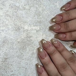 グラデーション スクエアのネイルデザイン ネイルブック