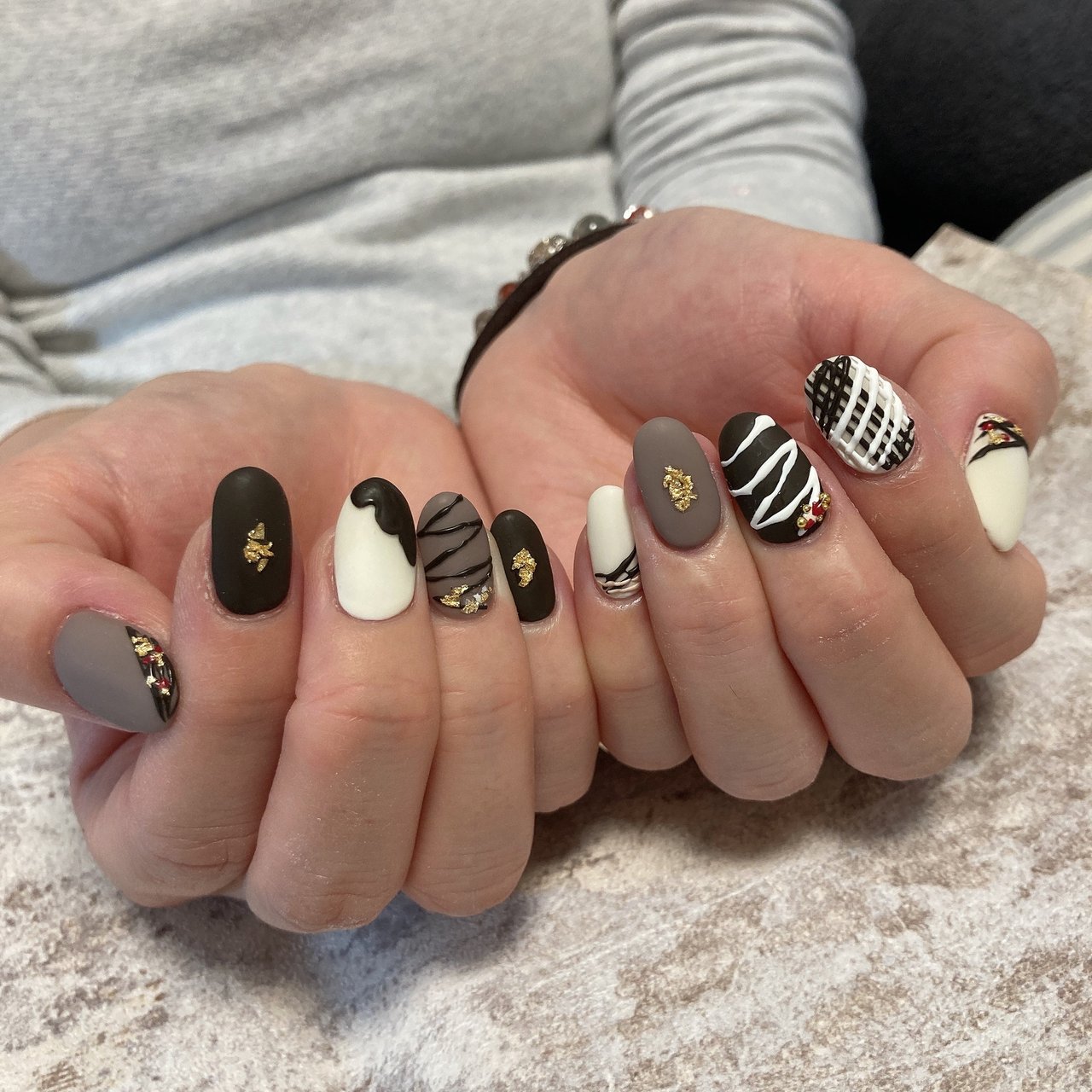 バレンタイン 女子会 ハンド ホログラム デコ Kmk のネイルデザイン No ネイルブック