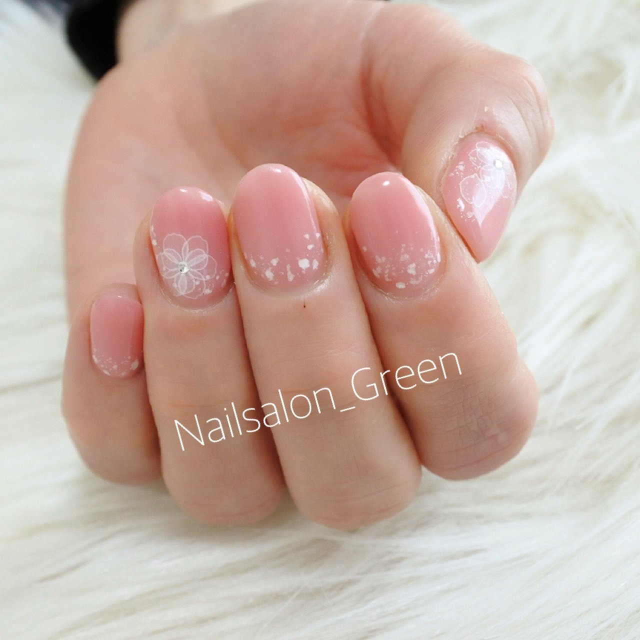 春 卒業式 入学式 オフィス ハンド Nailsalon Greenのネイルデザイン No ネイルブック