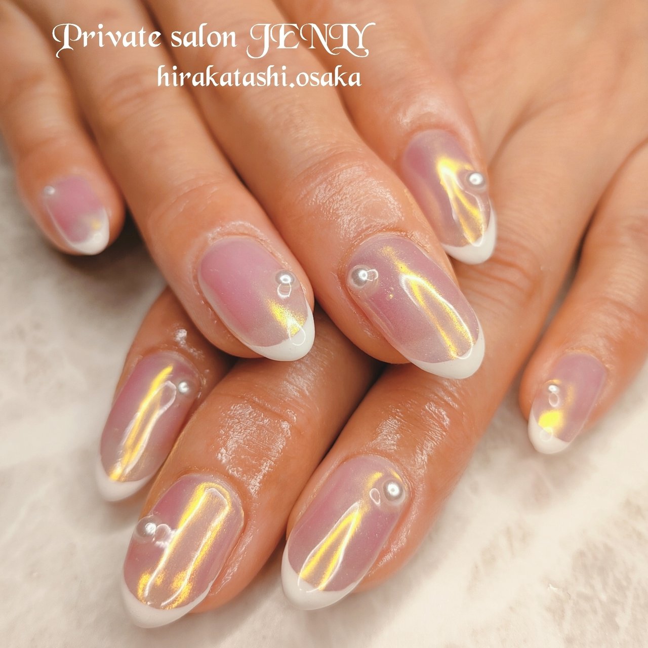 春 オールシーズン オフィス ブライダル ハンド Jenlyyukaのネイルデザイン No ネイルブック