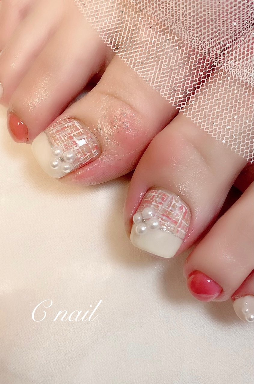 春 秋 冬 オールシーズン フット 鈴鹿市 Cnailのネイルデザイン No ネイルブック