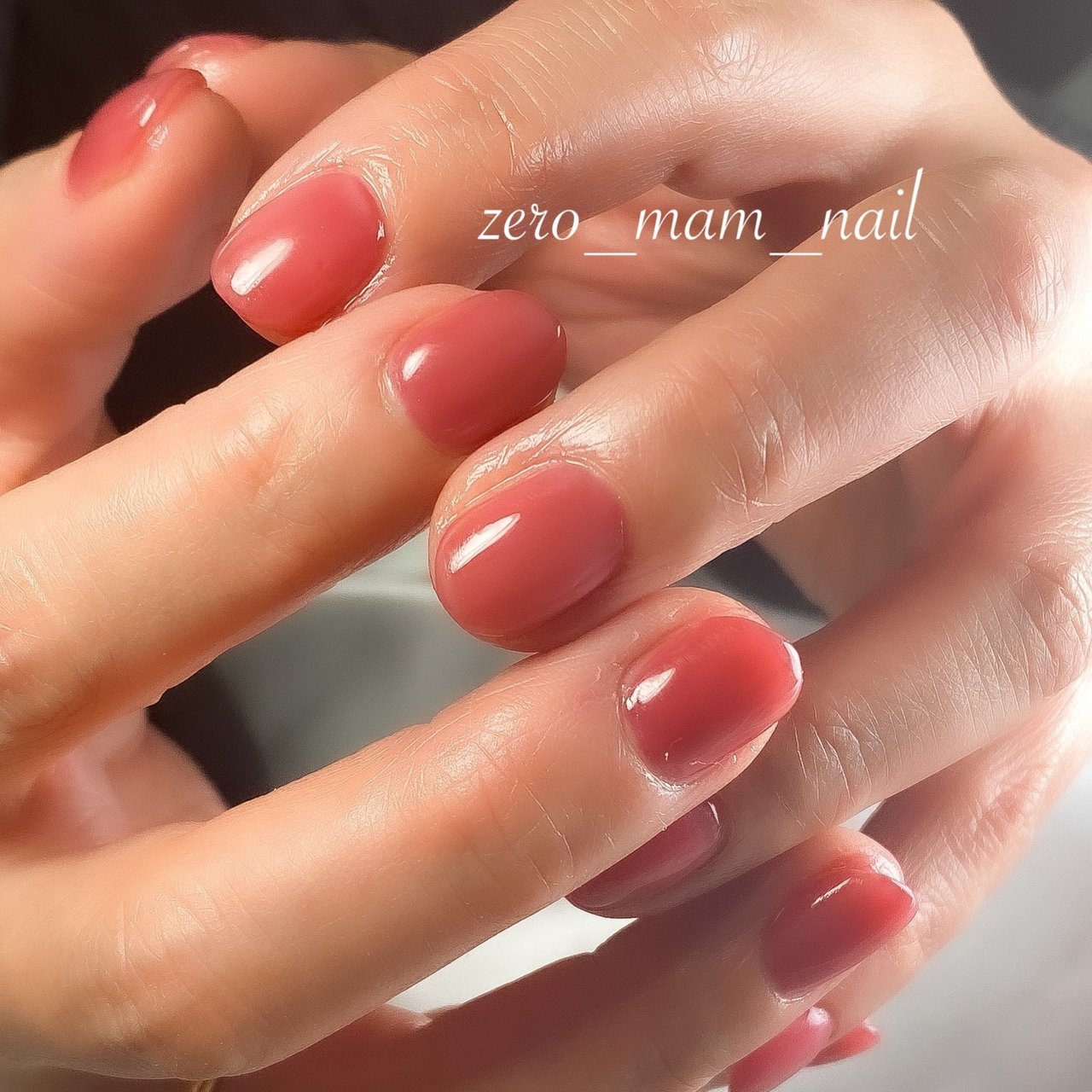 冬 ハンド シンプル ワンカラー ショート Zero Mam Nailのネイルデザイン No ネイルブック