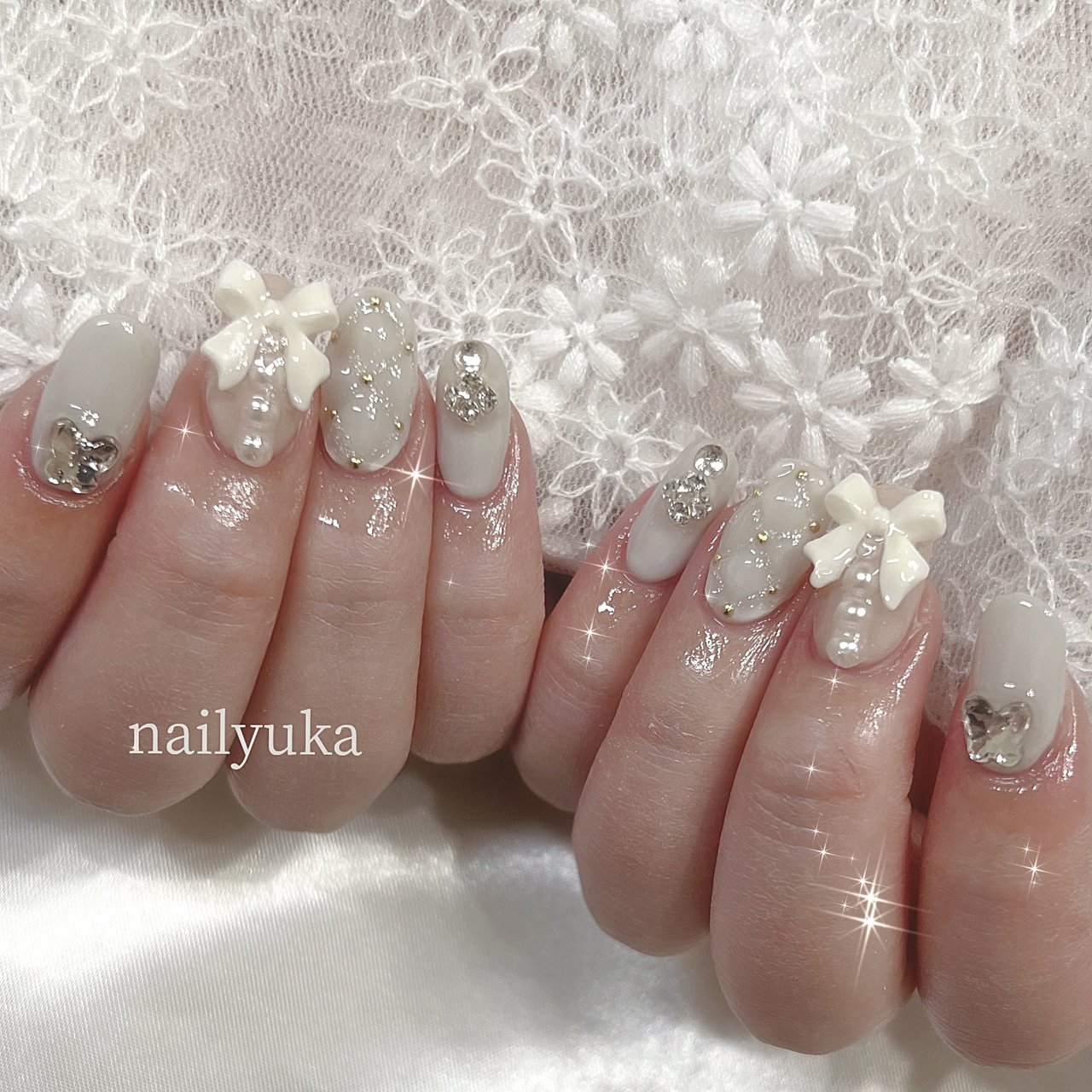冬 オールシーズン バレンタイン デート ハンド Nail Yukaのネイルデザイン No ネイルブック