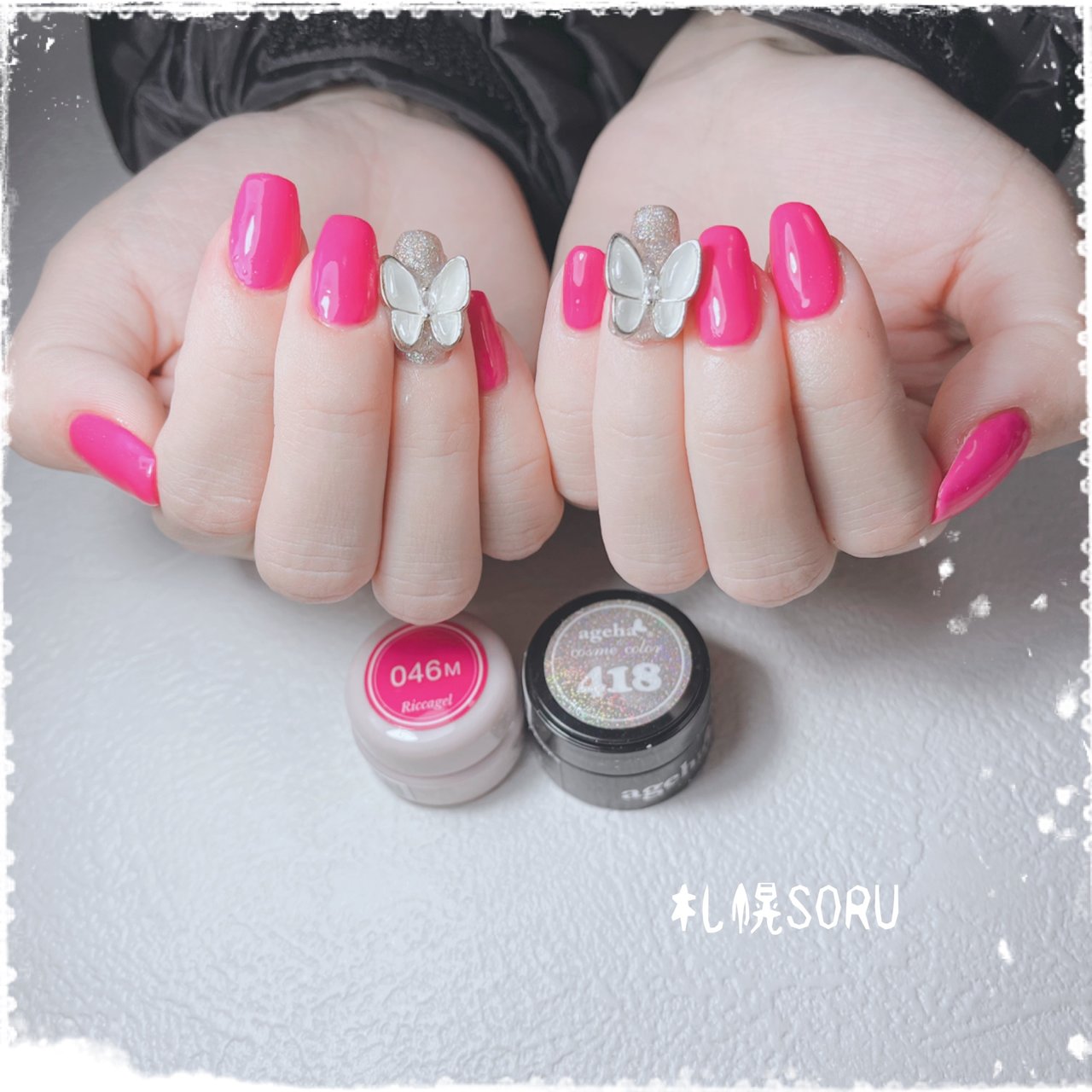 オールシーズン バレンタイン ハンド ニュアンス バイカラー ネイルサロン 札幌soruのネイルデザイン No ネイルブック