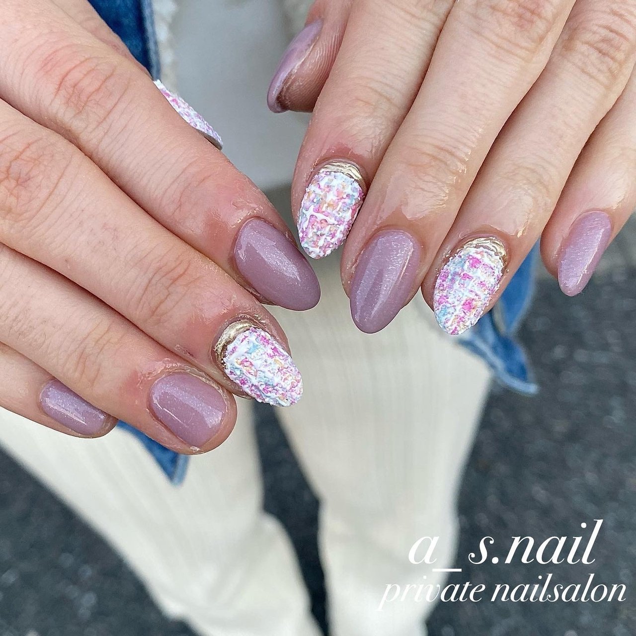 冬 バレンタイン デート 女子会 ハンド A S Nail ｱｰｽﾈｲﾙ のネイルデザイン No ネイルブック