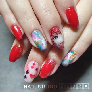 V系ネイルのネイルデザイン ネイルブック