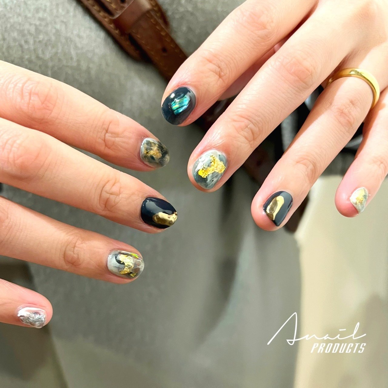 オールシーズン ハンド ニュアンス ジェルネイル A Nail Productsのネイルデザイン No ネイルブック