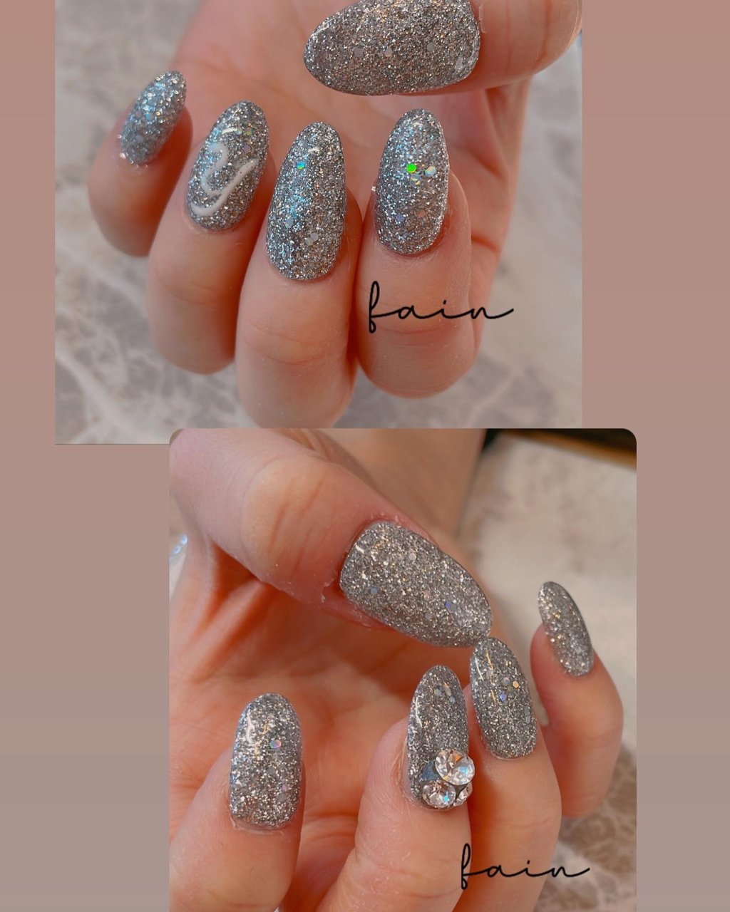 オールシーズン 成人式 ハンド ラメ ロング Nailfainのネイルデザイン No ネイルブック