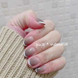 22年 新着順 冬 グレー カラグラのネイルデザイン ネイルブック