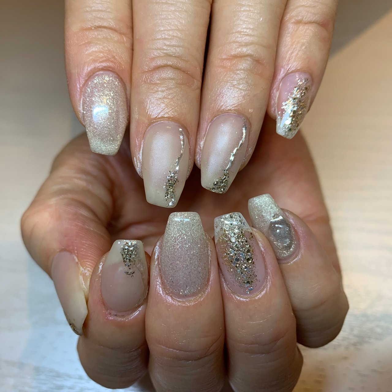 冬 ハンド ワンカラー ニュアンス マット Lianのネイルデザイン No ネイルブック