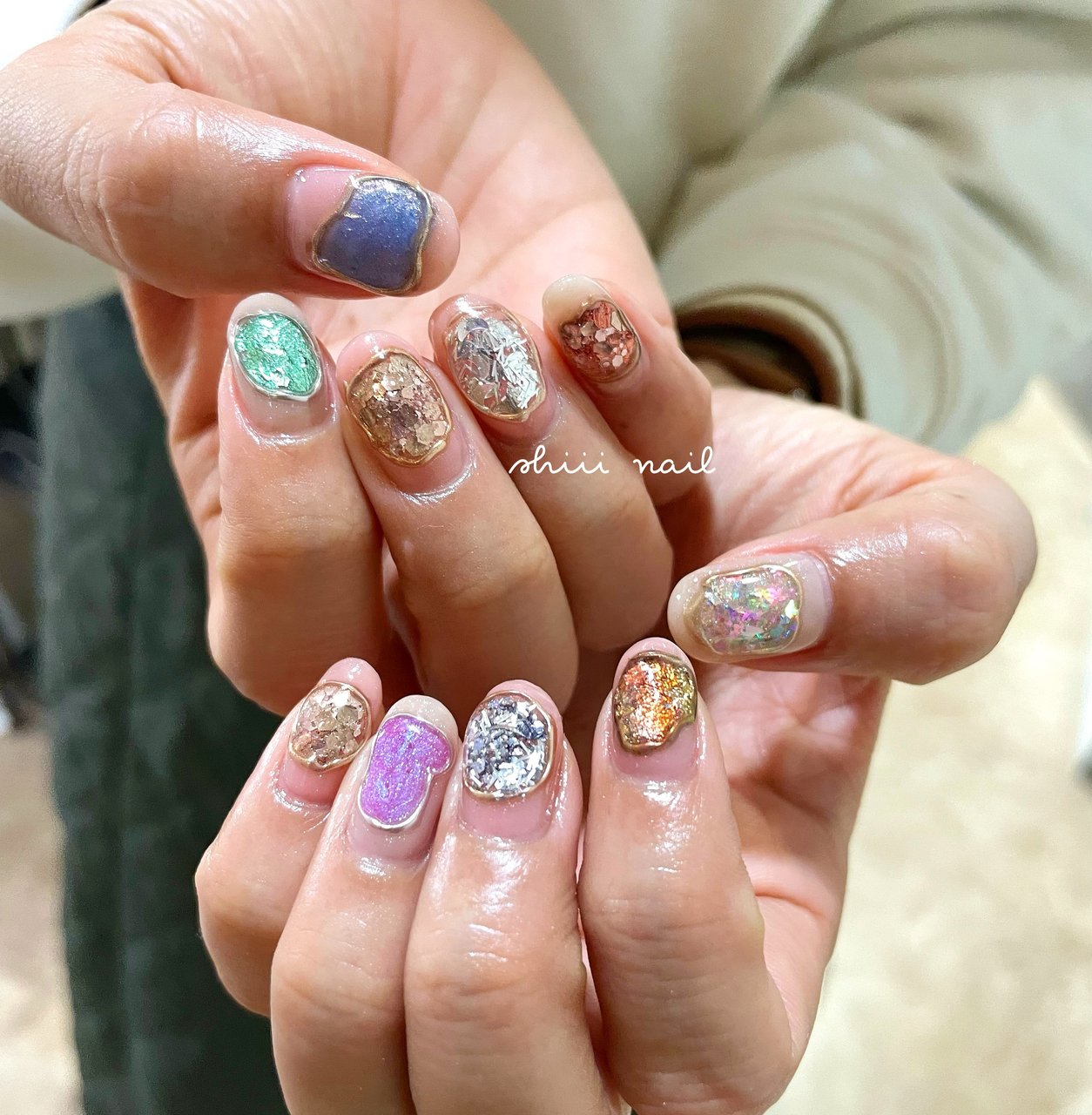 春 夏 冬 オールシーズン ハンド Shiii Nailのネイルデザイン No ネイルブック