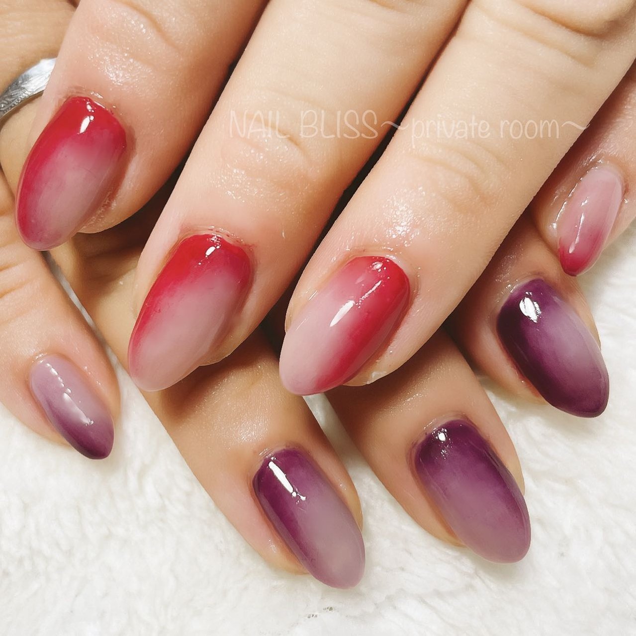 シンプル ニュアンス マグネット ジェルネイル お客様 Nail Bliss Private Room のネイルデザイン No ネイルブック