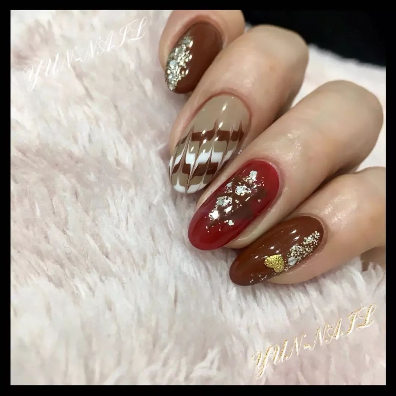 冬 バレンタイン デート 女子会 ハンド Yun ーnail ゆんchanのネイルデザイン No ネイルブック