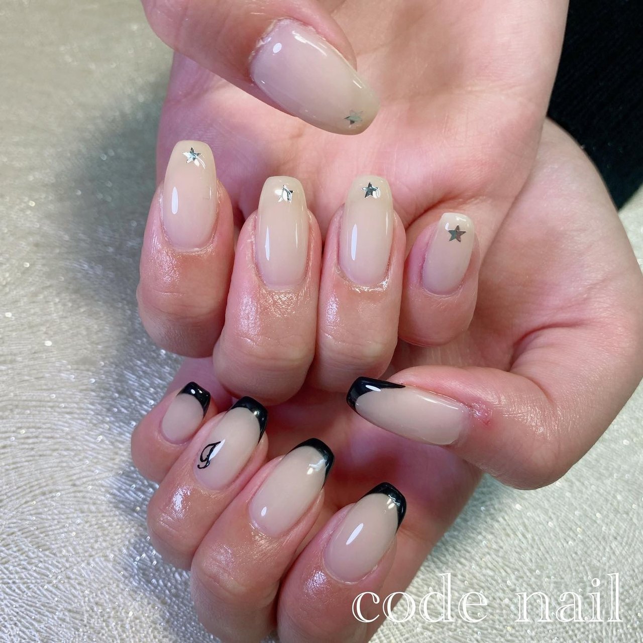 冬 オールシーズン オフィス ハンド シンプル Code Nail Gifu コードネイルのネイルデザイン No ネイルブック