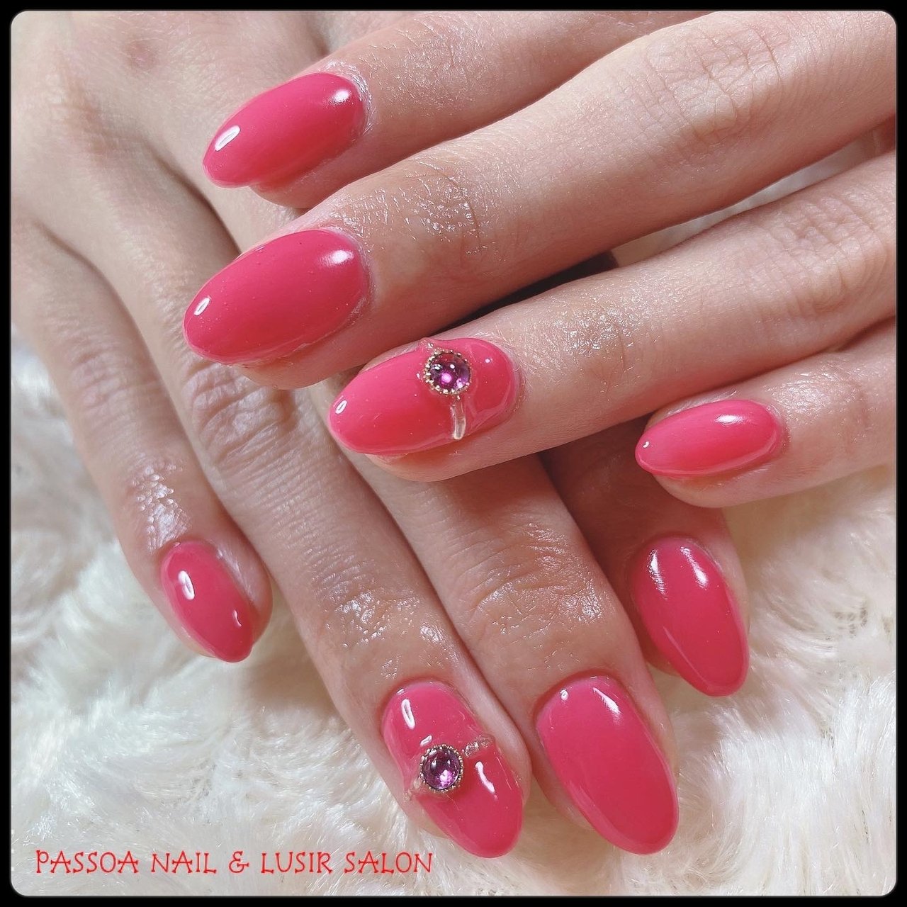 春 オールシーズン ハンド ワンカラー ショート Passoa Nailのネイルデザイン No ネイルブック