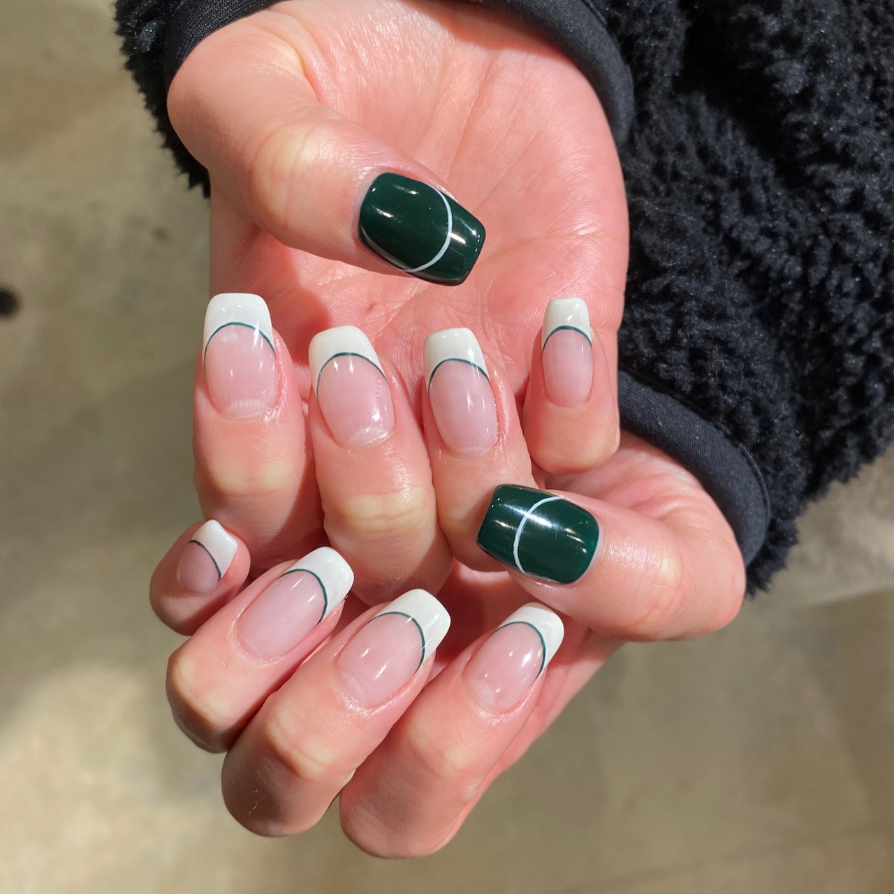 春 オールシーズン ハンド シンプル フレンチ Mami Private Nail Salon Fika のネイル デザイン No ネイルブック