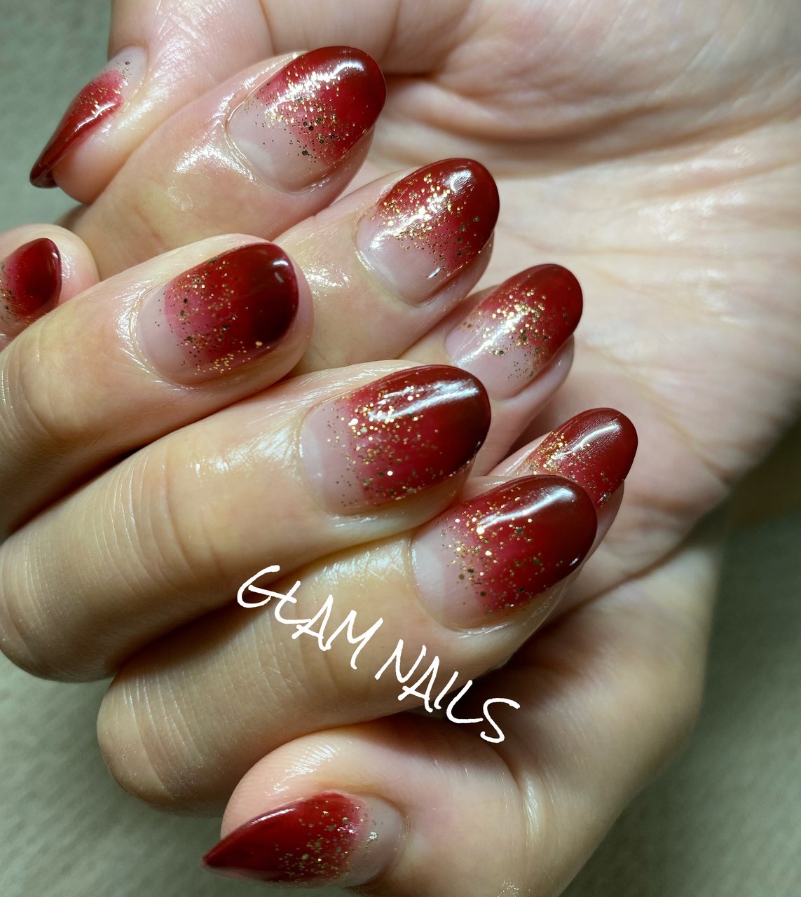 オールシーズン ハンド シンプル グラデーション ラメ Asami Glam Nのネイルデザイン No ネイルブック