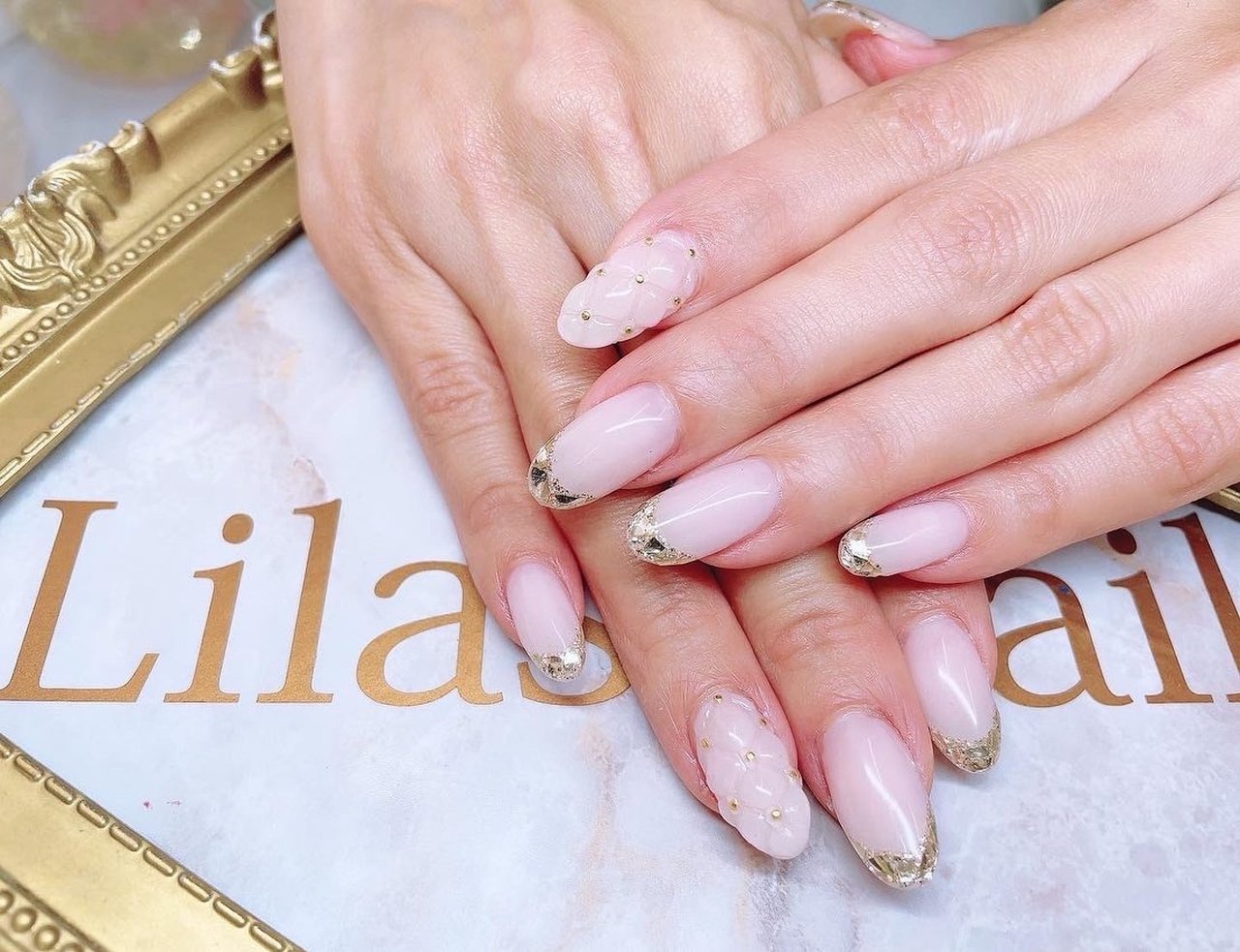 春 冬 オールシーズン バレンタイン ハンド Lilas Nailのネイルデザイン No ネイルブック