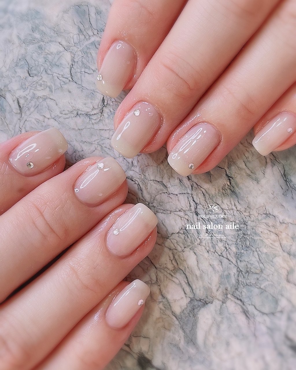 オールシーズン オフィス ハンド シンプル ワンカラー Nail Salon Aileのネイルデザイン No ネイルブック