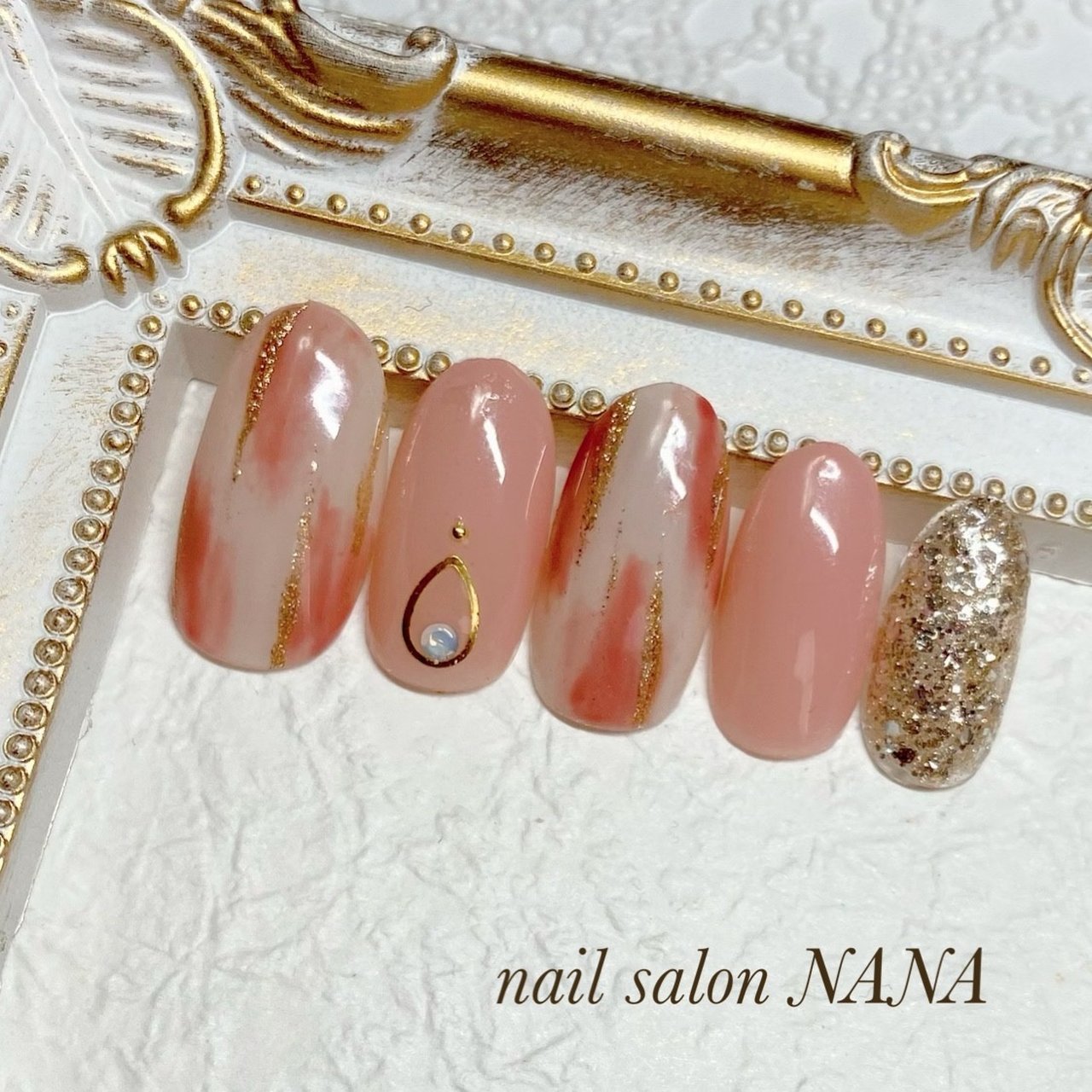 春 夏 ハンド シンプル ラメ Nail Salon Nanaのネイルデザイン No ネイルブック