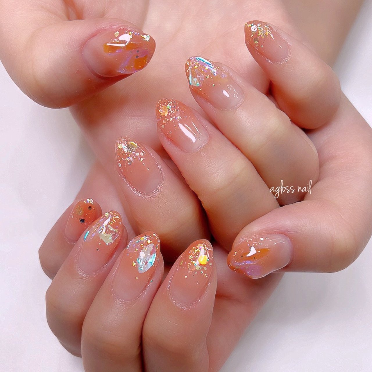 春/夏/秋/冬/ハンド - agloss nailのネイルデザイン[No.7039846