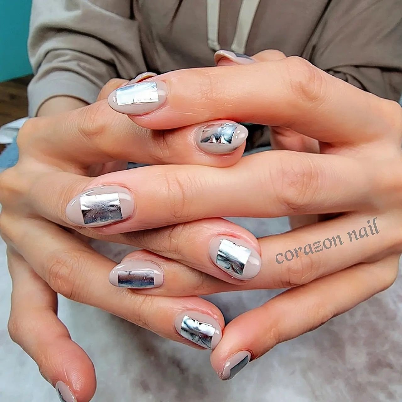 夏 冬 オフィス 女子会 ハンド 武蔵浦和 Corazon Nailのネイルデザイン No ネイルブック