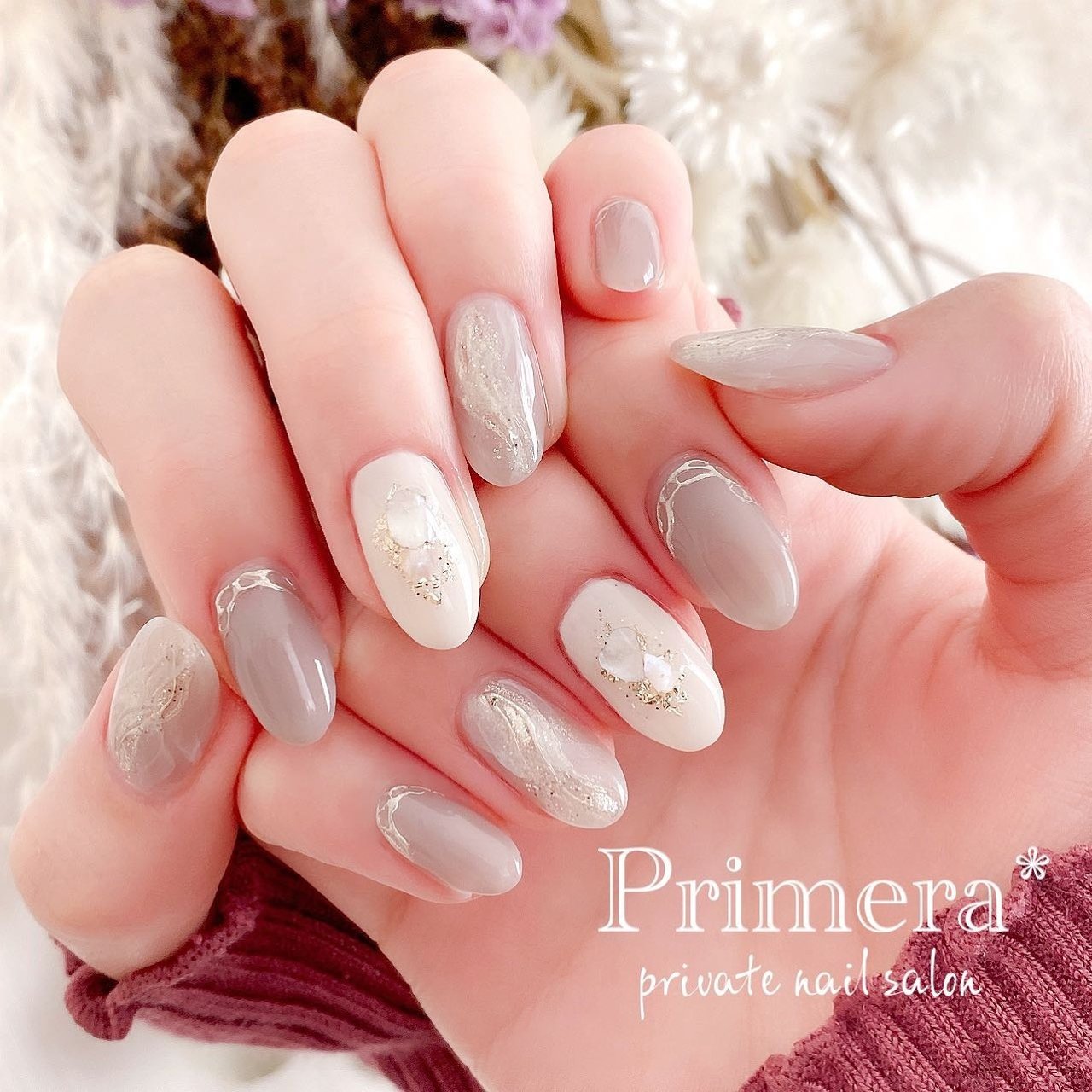 春 冬 オールシーズン オフィス シンプル Nail Primeraのネイルデザイン No ネイルブック