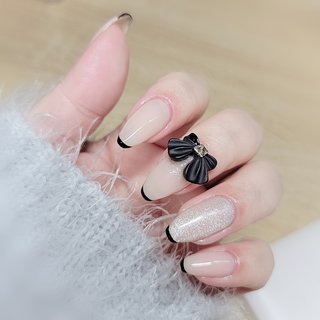 フレンチネイル(フレンチ)/＃バレリーナのネイルデザイン(6ページ目  