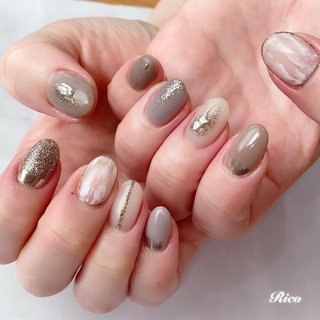 バラバラネイルのネイルデザイン ネイルブック