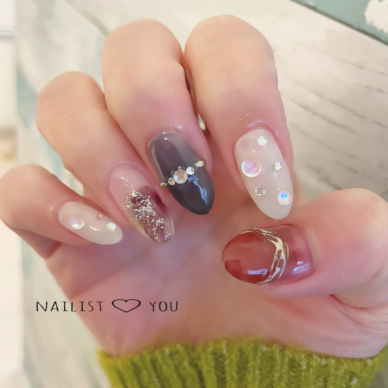 バレンタイン 旅行 クリスマス パーティー ハンド ネイリスト ゆうのネイルデザイン No ネイルブック