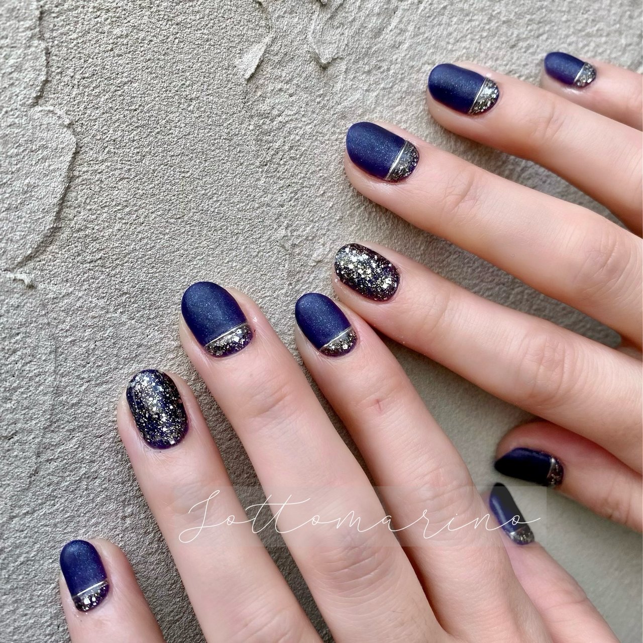 冬/卒業式/入学式/パーティー/ハンド - Sottomarino nailのネイル